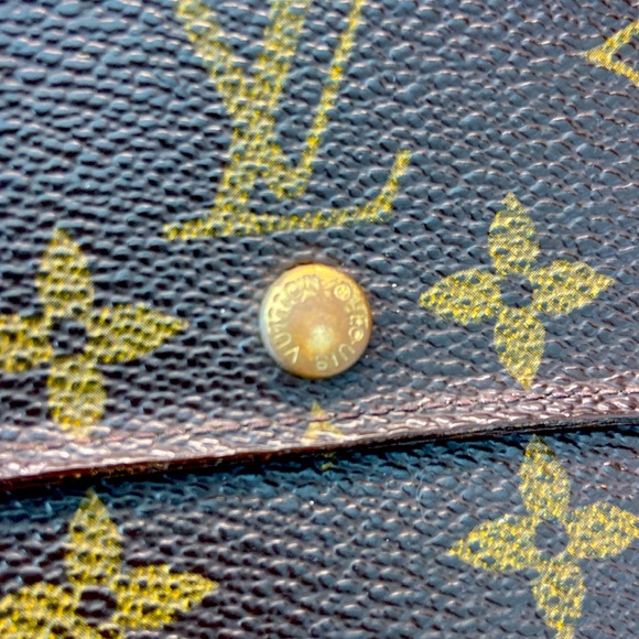 Louis Vuitton Wallet M61654 Portefeuille Elise Brown Monogram (AUTHENTIC) - Picture 6 of 15